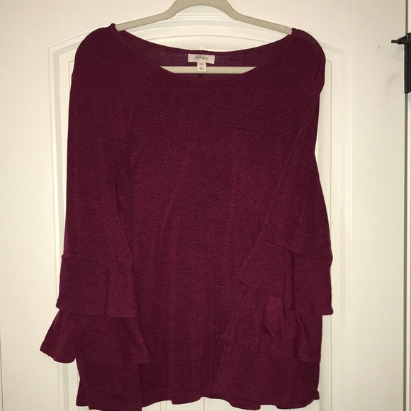 Long/Belle Sleeve Shirt - Picture 1 of 3